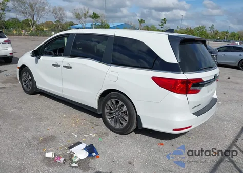 2022 Honda Odyssey Ex-L from USA, damaged, VIN 5FNRL6H72NB021542